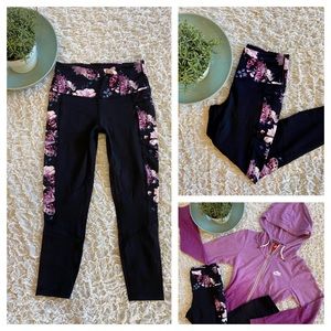 High Waist Yoga Capri Crop Tights Pockets Leggings